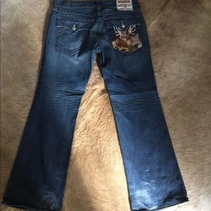 Men’s true religion billy boot cut denim 36